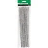 Chenille, 6 mm, 30 cm, 24 stk